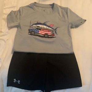 Under armor shorts set